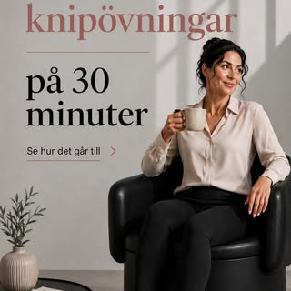 Just nu kan du prova en bäckenbottenbehandling för endast 490 kr! Ord. pris 1490 kr. 

Fullt påklädd