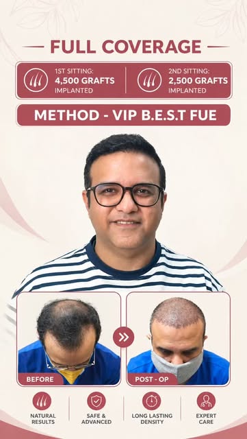 Real stories. Real transformation. Real confidence. 🙌

Meet Gulshan Chhabra, sharing his hair trans