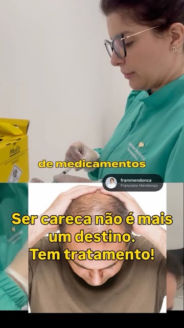 Hoje ser careca não é mais uma opção. 😏

Você percebeu que o cabelo está ficando mais ralo? A entra