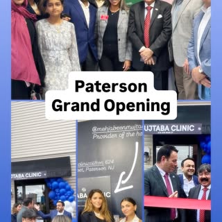 📸✨ Today’s the Day! 🎉
The grand opening of Mujtaba Clinic in Paterson was a huge success! 🎊 We ar