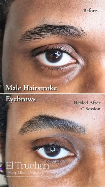 Not every male eyebrow transformation requires a complete redesign. 👌

This client already had a we