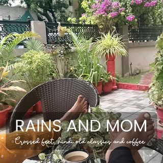 Another mundane day, but rained beautifully. We are just sitting together with our filter coffees , 
