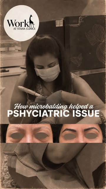 Eyebrow Microblading for making a psychiatric issue better ? Had never thought so. Everyday in our w