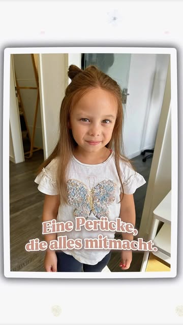 Lachen, spielen, toben und die Welt entdecken – eine gute Perücke sollte sich dem Alltag anpassen un