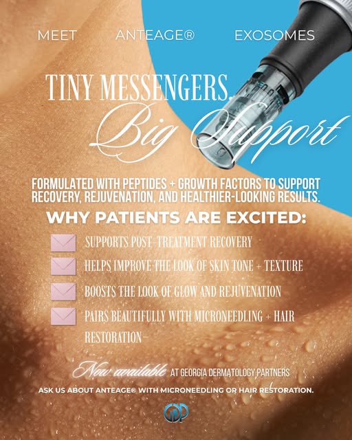 Meet the tiny messengers doing big things. ✨

AnteAGE® Exosomes with peptides + growth factors are d