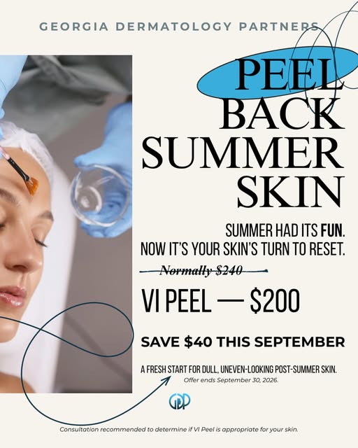 Summer had its moment… now it’s time to give your skin a reset. ☀️➡️✨

This September, VI Peel is ju