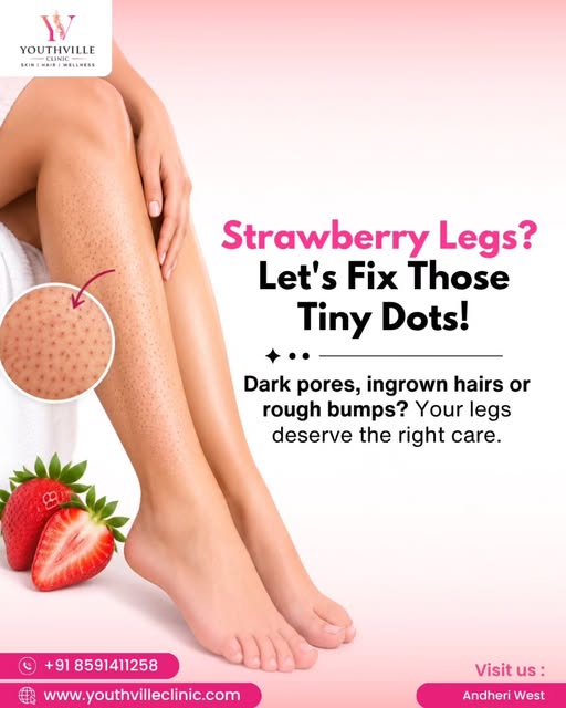 ✨ Strawberry legs can leave your skin looking dotted, rough, and uneven—but the right care can help!