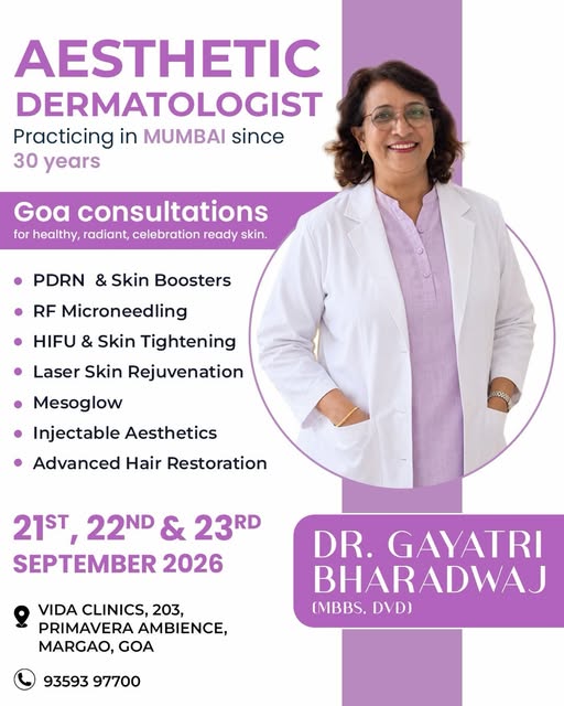 Dr. Gayatri will be consulting in Madgaon, Goa on 21st, 22nd & 23rd September.

Consultations for sk