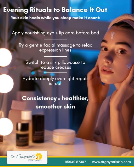 🌙 Your skin works while you sleep make your evening routine count!

Nourish, hydrate and keep it ge