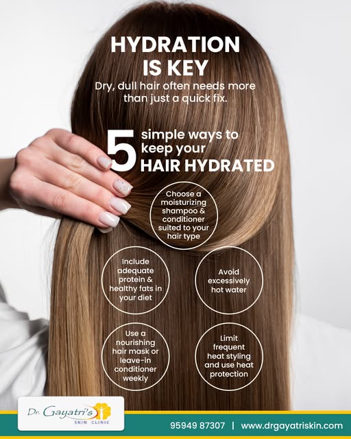 Dry, dull hair? 💧 Your hair may need more than just a quick fix.

Keep your hair hydrated with the 