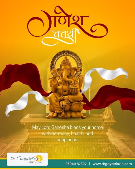 This Ganesh Chaturthi, celebrate new beginnings, positive vibes, and the gift of good health. 🌺🐘
G