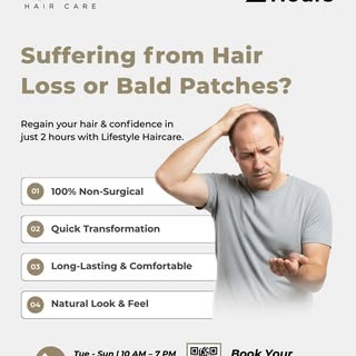 💇‍♂️ Instant Hair Restoration in Dubai by Lifestyle Haircare!

Regain your hair & confidence in jus