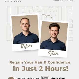 💇‍♂️ Instant Hair Restoration in Dubai by Lifestyle Haircare!

For Bookings / Free Consultation
📱W