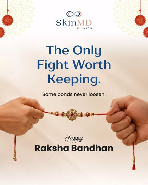 Happy Raksha Bandhan from SkinMD Clinics! 🌸💫

Sibling relationships are filled with endless argume