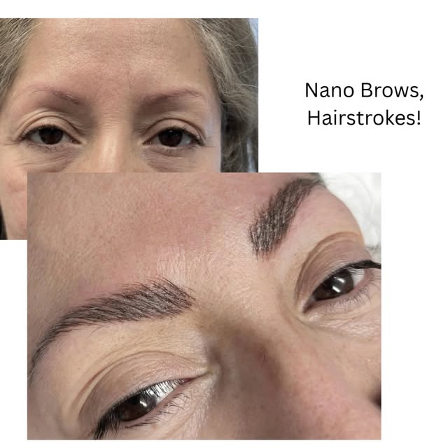 Healed Nano Brows
Let’s talk about the absolute magic of Nano Brows! ✨
If you are tired of filling i