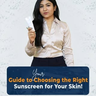 Your guide to choosing the right sunscreen for your skin! 

Sunscreen Basics: Dive into the world of
