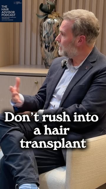“Don’t rush into a hair transplant. Do your due diligence and do your homework.”

Dr Greg Williams, 