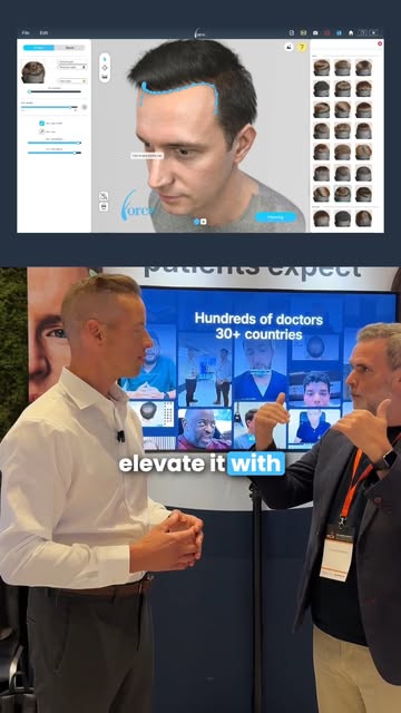 "Has 3D changed how you consult patients today?" answered by @davidandersonhair  at @fueeurope