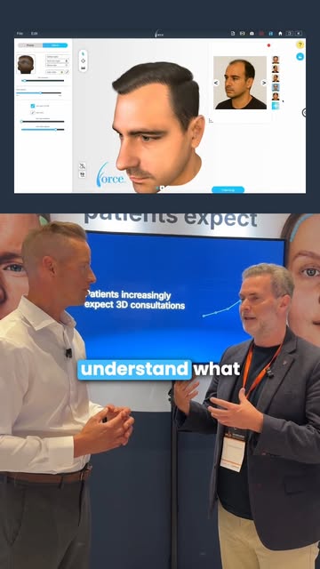 "What struggles did you overcome using 3D consultation technology?" answered by @davidandersonhair  