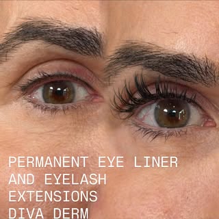 #permanentmakeup #permanenteyeliner #lashes #eyelashextensions