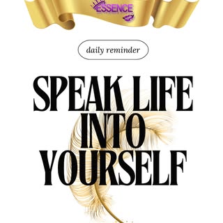 REMEMBER, to PRAY FIRST & SPEAK LIFE into Yourself! 

“I do not render services, I RENDER EXPERIENCE