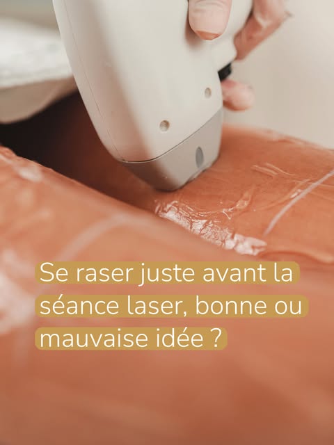 Se raser juste avant la séance laser, bonne ou mauvaise idée ? 🪒⁠
⁠
Une question récurrente à l'app