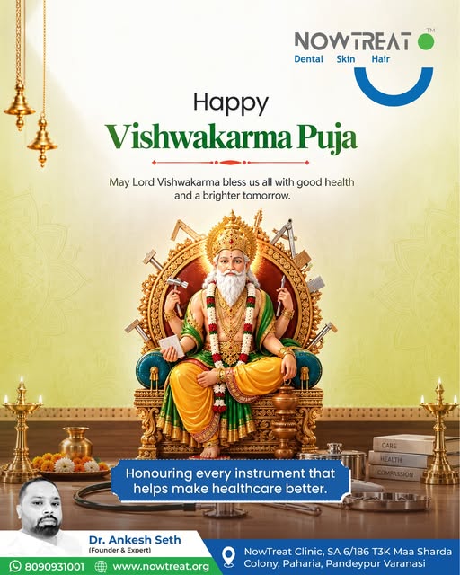 May Lord Vishwakarma bless us with good health, prosperity, and a brighter tomorrow. This Vishwakarm