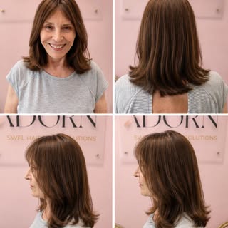 🤎Natural volume, beautiful movement, and an undetectable blend. 

This gorgeous Amani topper in a r