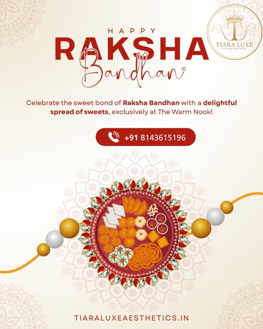 ✨ Celebrate the bond that’s sweeter than words! ❤️
This Raksha Bandhan, indulge in a delightful spre