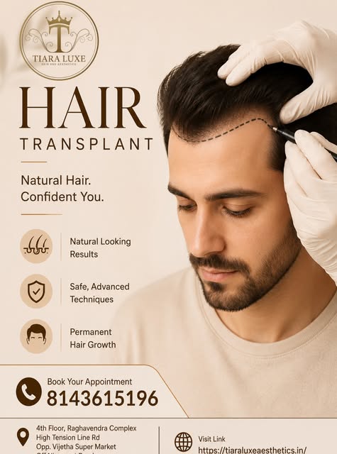 ✨ Natural Hair. Confident You. ✨
Restore your hair and confidence with Tiara Luxe Hair Transplant. O