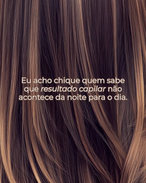 Resultado capilar é processo — e processo exige tempo, constância e estratégia.

Cada pessoa respond