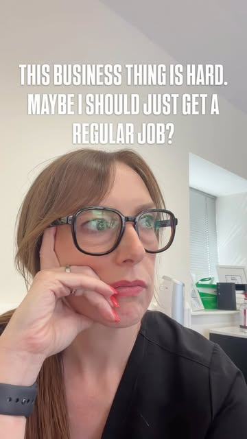 Sometimes I think about packing it all in and getting a 9 to 5 office job. Then I realise I wouldn’t