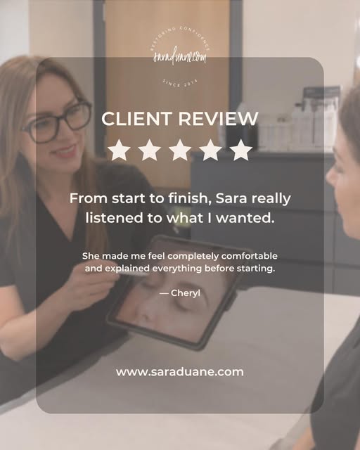 “She really listened to what I wanted.”

This is always lovely to hear, because making sure you feel