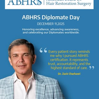 Today means a lot to me. As an ABHRS Diplomate, I’ve dedicated my career to helping patients feel co