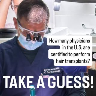The answer? Only ~270 physicians in the U.S. hold this certification.

Hair restoration surgery is a