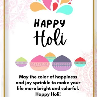 Happy Holi Everyone