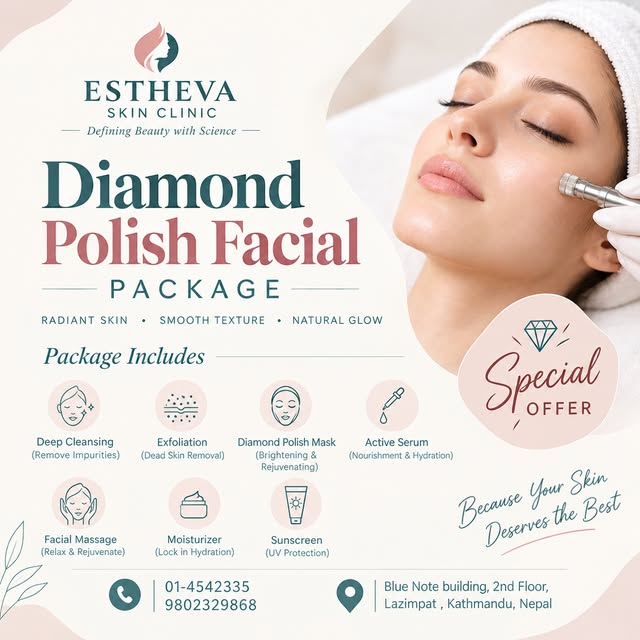 Ready for radiant skin, smooth texture, and a natural glow? 

Discover the Diamond Polish Facial Pac