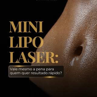 No carrossel de hoje, eu te explico por que a Minilipolaser é o caminho mais rápido — e seguro — pra
