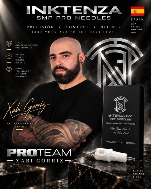 Bienvenido al ProTeam de Inktenza SMP Pro Needles, @xabigorriz_microcapilar 

Hay artistas que entie