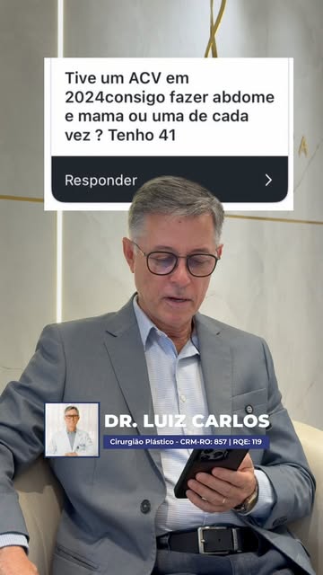 Histórico de AVC não significa necessariamente contraindicação à cirurgia plástica. Significa que o 
