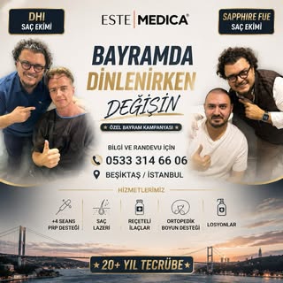 🌟 Bayramda Sadece Dinlenmeyin, Yenilenin! 🌟
Estemedica farkıyla, 20+ yıllık tecrübeyi yeni görünüm