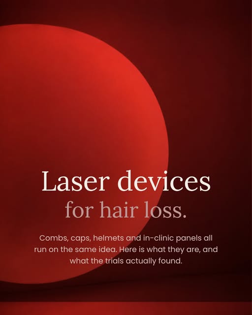 Can red light really help with hair loss? 🔴

Research suggests that certain low-level light therapy
