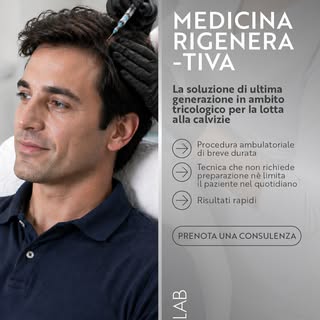 La medicina rigenerativa presso CRLAB HAIR CLINIC è molto più di un trattamento: è una procedura di 