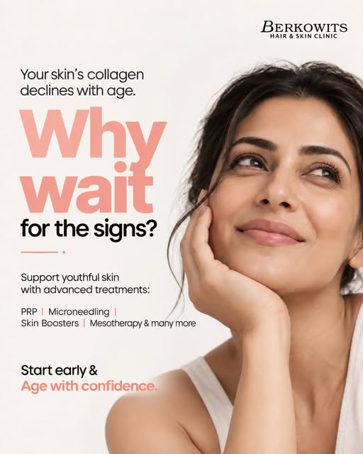 ✨ Your skin naturally produces less collagen with age, which can lead to fine lines, loss of firmnes