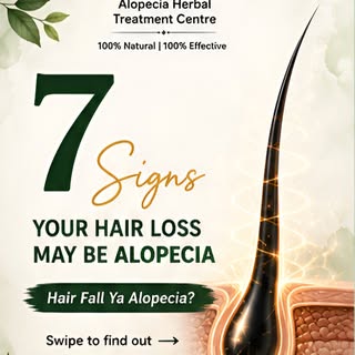 - Not all hair loss is normal.

Many people ignore the early signs of Alopecia and wait until the co