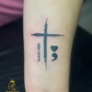 Faith. Love. A reminder of what matters most. ✝️❤️

📩 DM to book your custom tattoo 
Call/ Text for