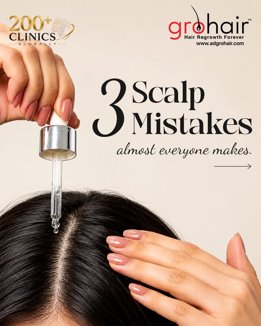 Healthy hair starts with a healthy scalp. 

From skipping scalp exfoliation to over-washing or focus