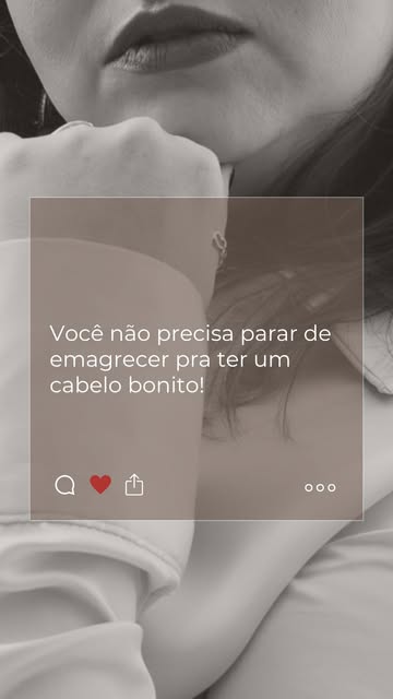 Queda de cabelo não deveria ser considerada o “preço” de emagrecer.

Quando a perda de peso acontece