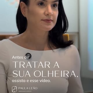 Nem toda olheira é igual e por isso nem todo tratamento funciona para todo mundo. 👀

Neste vídeo, m