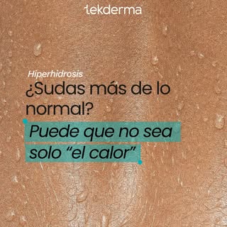 ¿Sudas más de lo normal, incluso cuando no hace calor? 💧

Si el sudor aparece sin hacer ejercicio o